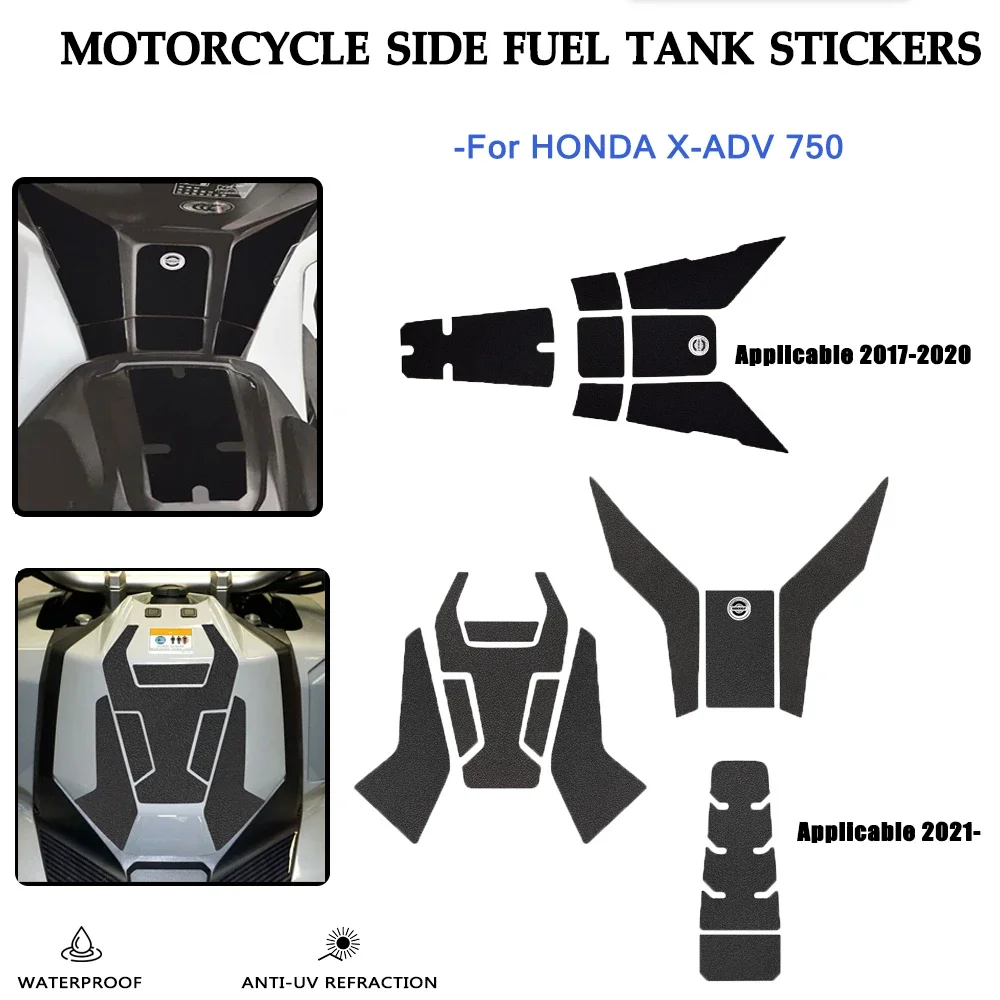 Xadv750 Motorcycle Fuel Tank Pad Stickers Protector Anti Scratch Gas TankPad Protection Decal Kit For Honda X-ADV XADV 750 2017-