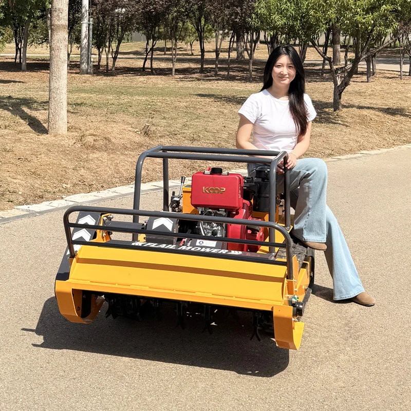 Customized and newly upgraded remote-controlled lawnmower, with the option to add a camera.