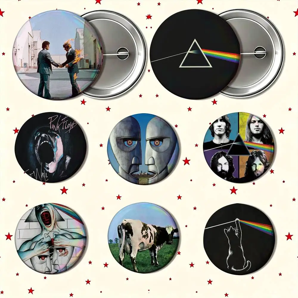 P-Pink-es Band F-Floyd-D 25mm 32mm 44mm 58mm Anime Badges Brooches DIY Pins Decorations Birthday Gifts