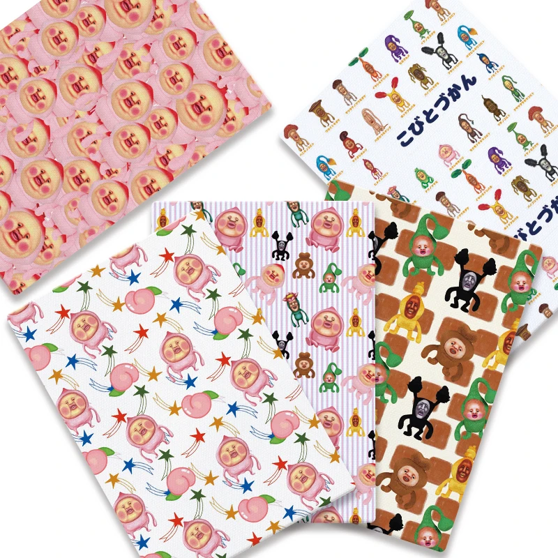 Classic cartoon DIY cotton fabric polyester cotton hand sewn and patchwork quilted baby dress curtain dresshome printing popular