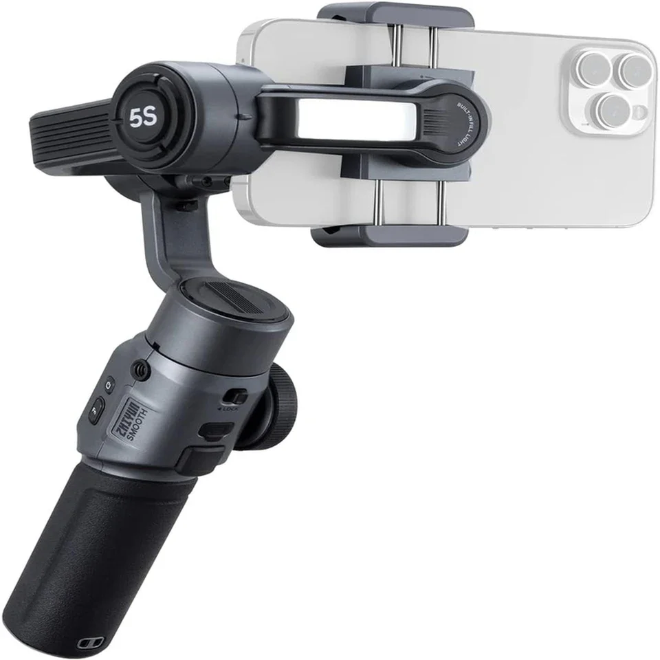 2026 For ZHIYUN Smooth 5S AI Handheld Gimbal Smartphone Stabilizer Smart Follow Tracking for Stable Video Recording Mobile Phone