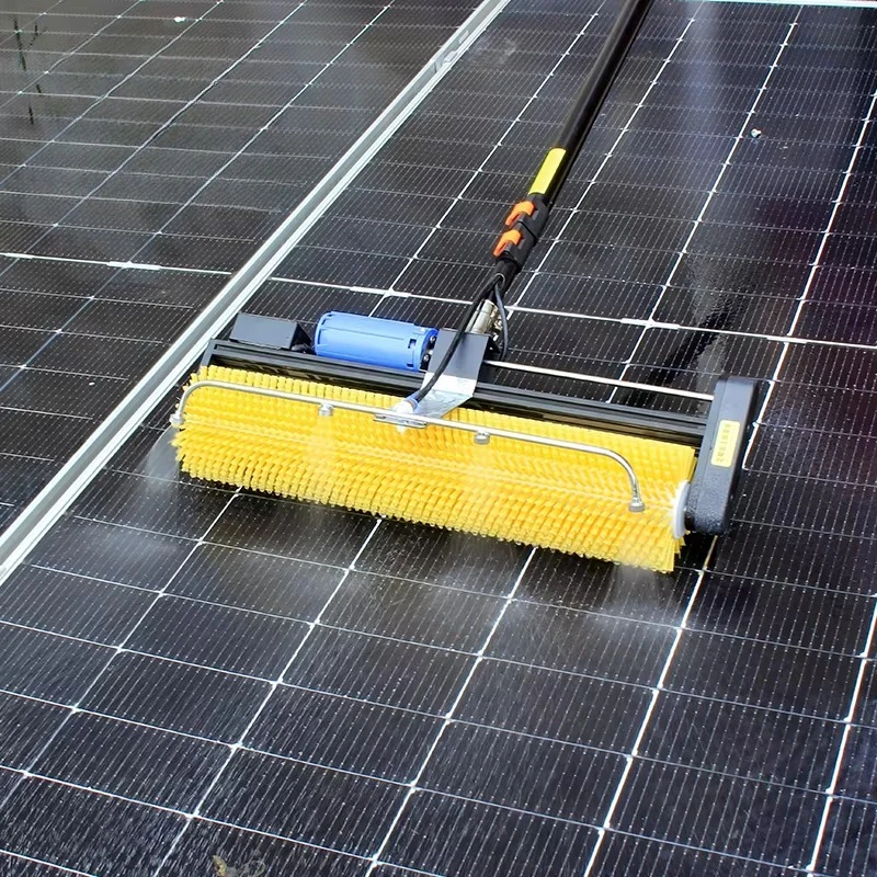 Solar Panel Cleaning Brush Rolling Solar Panels Cleaner Robot Machine Rechargeable  Roof Photovoltaic Equipment Brushes Robots