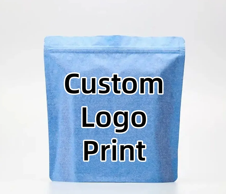 100PCS Cotton Tissue Paper Ziplock Packaging Bag DIY Baking Biscuit Oil Proof Slice Cake Tea Sealable Storage Pouches