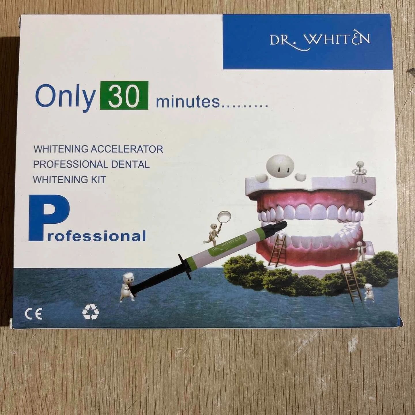 Dr. White Dental Dentistry Professional Tooth Whitening Set 35% Hydrogen Peroxide Whitening gel Oral Care Remove Tooth Stains