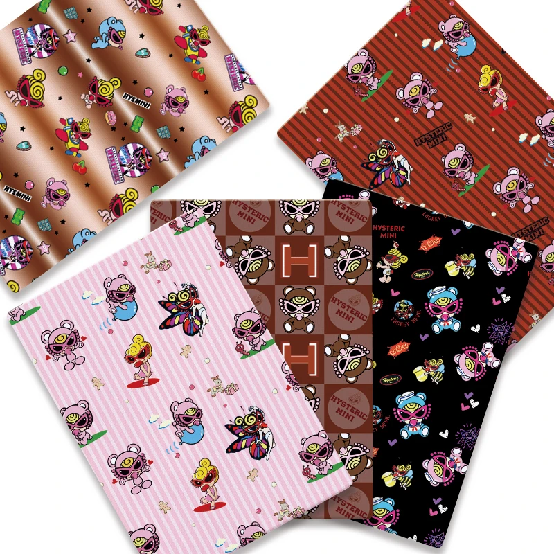 Handmade cartoon DIY patchwork sewn baby dress home bedding, 140*50cm, printed sewn fabric