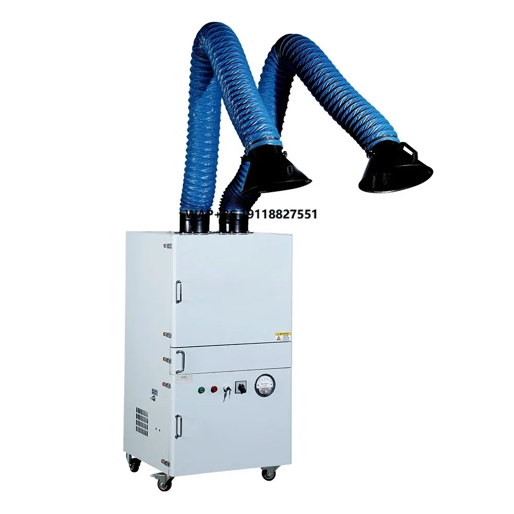 HM-600 Fully Automatic Pulse Welding Dust Collector 380V Oil Mist Filter New Condition Intelligent Industrial Cleaning Purifier