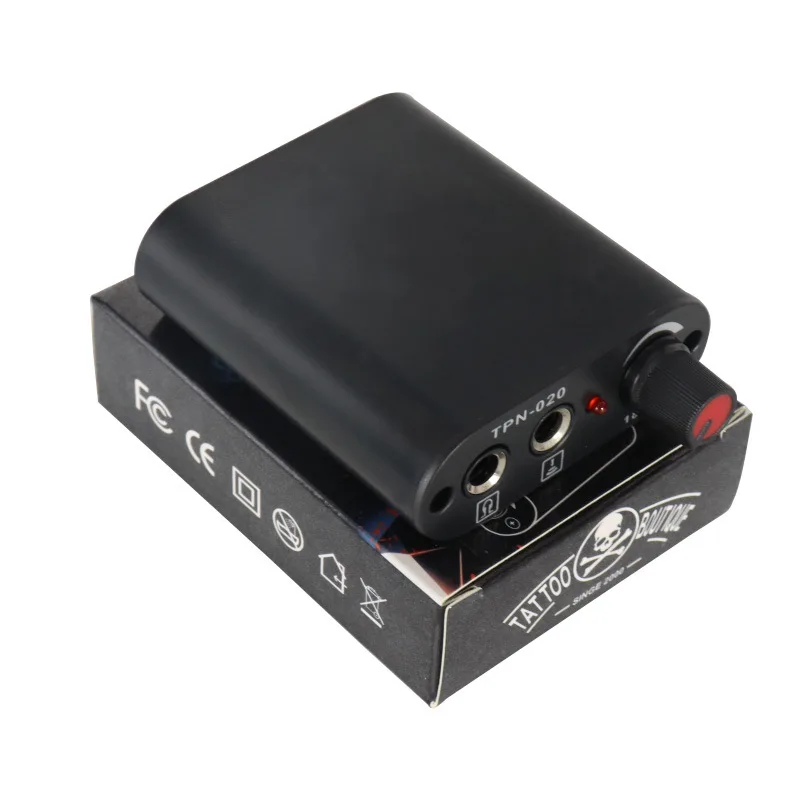 Tattoo Power Supply Professional Multihole Tattoo Equipment Pen Converter Tattoo Mini Round Power Supply Body Art Tools