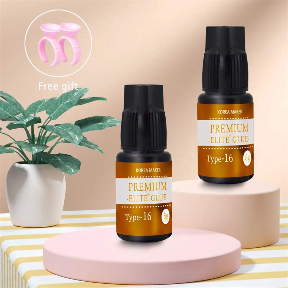 Korea Cola Premium Elite Glue HS 16 For Eyelash Extension 1-2 Sec Drying 7-8 Weeks HS 16 Lash GLue