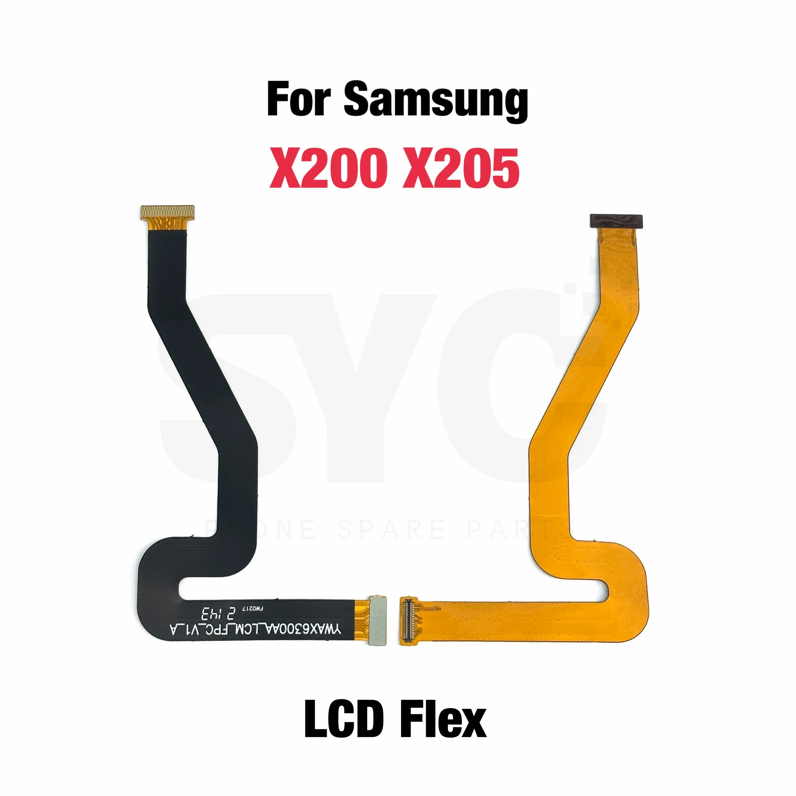 For Samsung Tab A8 10.5 SM- X200 X205 LCD Connect Main Board Motherboard Connector Flex Cable Repair Part Replacemen