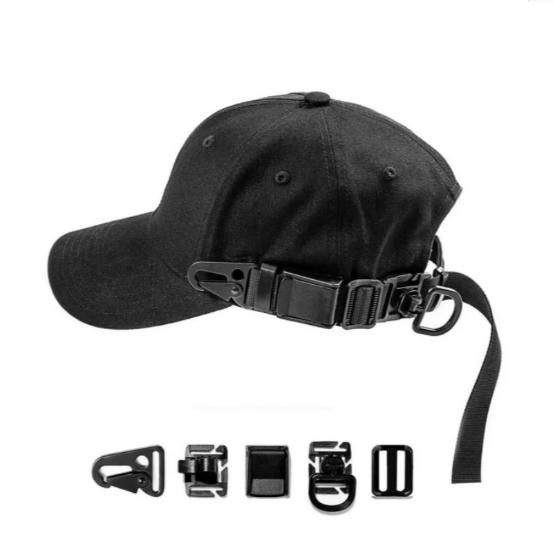 Outdoor Multifunction Quick Release Tactical Techwear Cap Men Women Detach Punk Hip Hop Baseball Cap Vintage Cycling Sport Hat