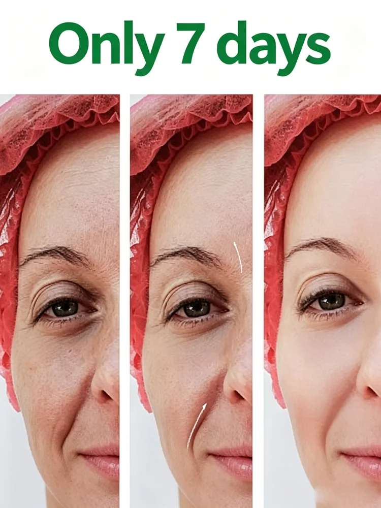 An anti-wrinkle serum with natural plant extracts that reduces fine lines and firms facial skin, helping you look younger.