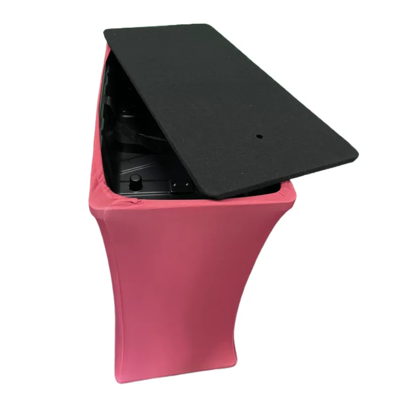 Folding reception desk storage box, overseas dragnet display rack at the front desk, portable and anti-drop.