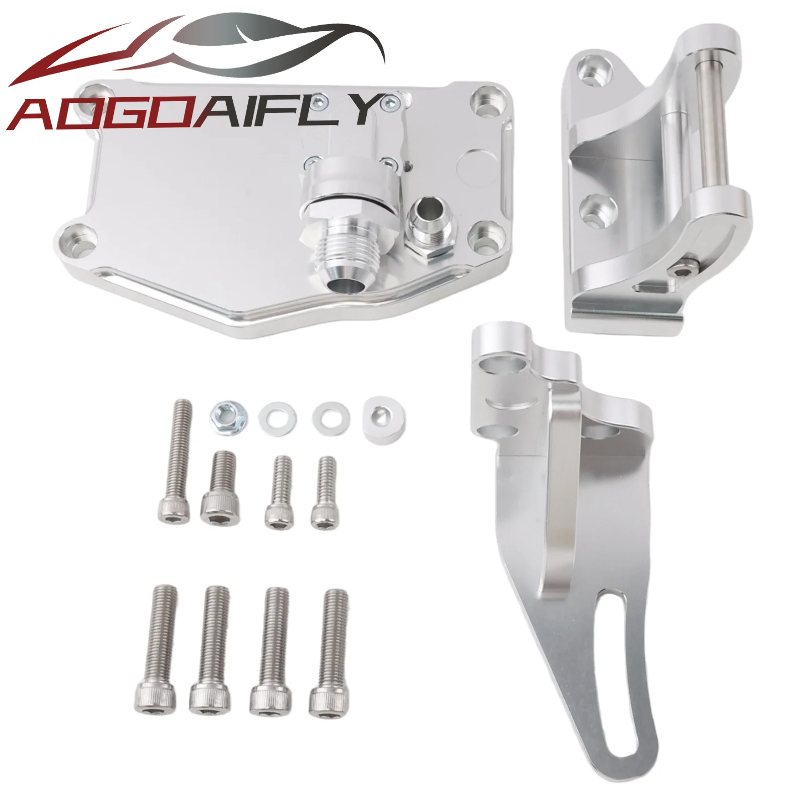 factory supply Billet aluminum K20 K24 K-Series Electric Water Plate Kit Alternator Brackets