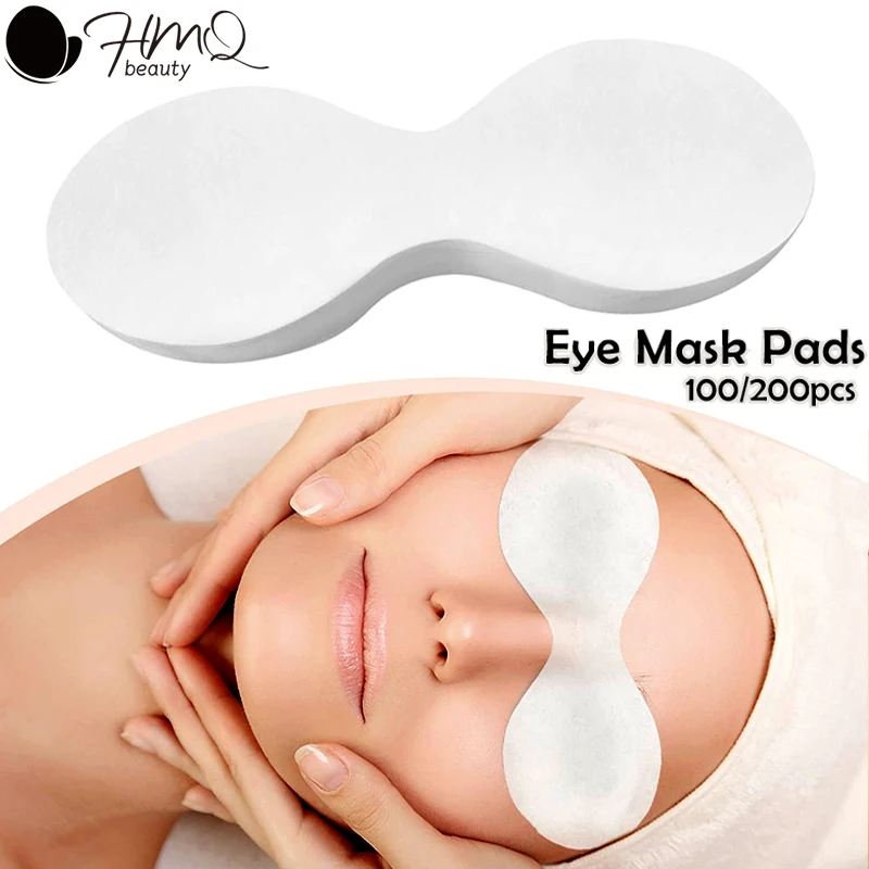 500/300/100Pcs Disposable Eye Mask Paper DIY Cotton Spa Eyes Pads Ultrathin Silk Eye Mask Facials Masks Paper Skin Care Tools