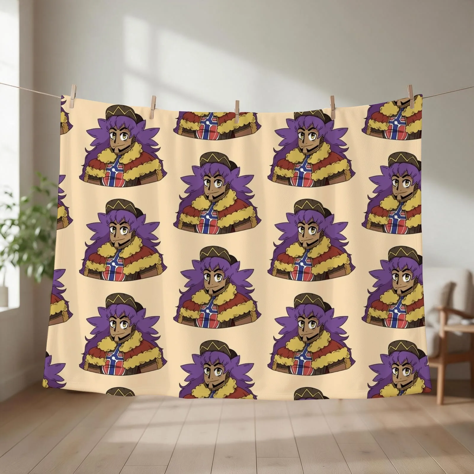 Champion Leon Throw Blanket For Decorative Sofa Designers wednesday Plaid Blankets