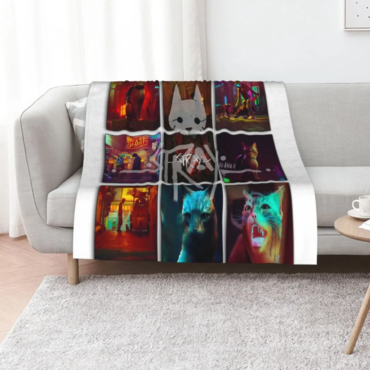 Stray Game - Cat Game - 9 image of stray game Throw Blanket Luxury Blankets For Bed Shaggy Soft Designers Blankets