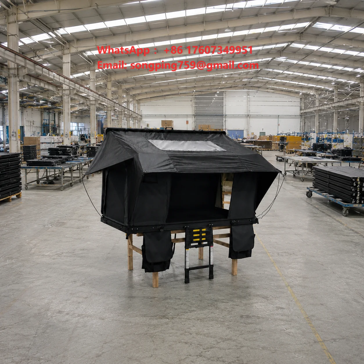 Hard Shell Side Open Roof Top Tent RTT 2 Person 280G Fabric 420D Canopy TPU Window Honeycomb Base Quick Setup Waterproof OEM