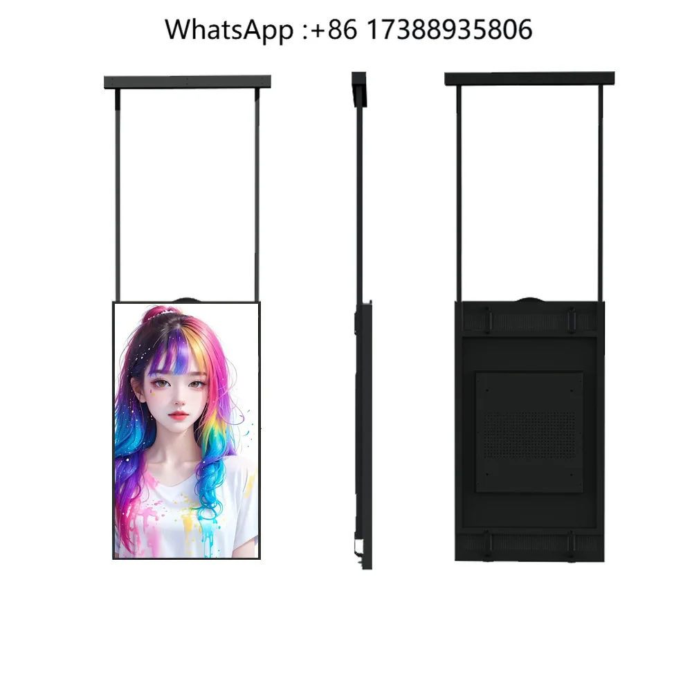 3265-inch IP65 Wall-mounted Double-sided High-brightness 4K Indoor showcase Advertising Player Android Display