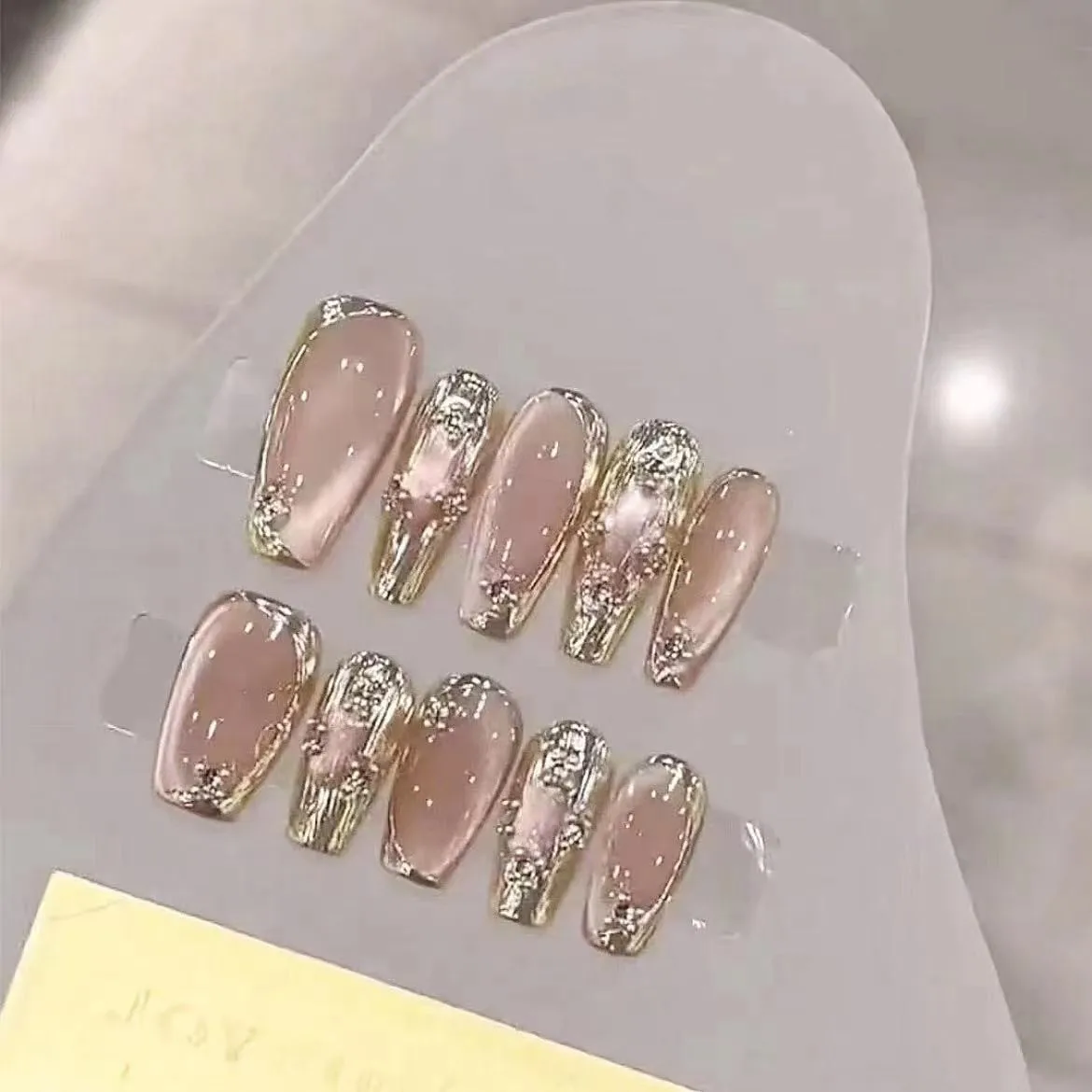 Sweet Noble Pure Manual Phototherapy Nail Art Reusable Removable Nail Patch Hand Crafted Decorative Nail Products
