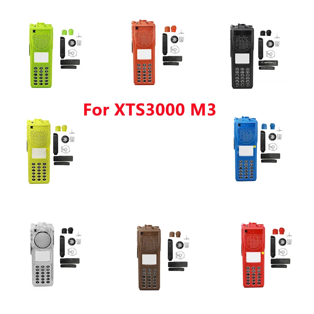 VBLL Colorful Walkie Talkie Replacement Repair Cover Housing Case Kit For XTS3000 Model III M3 Two Way Radio