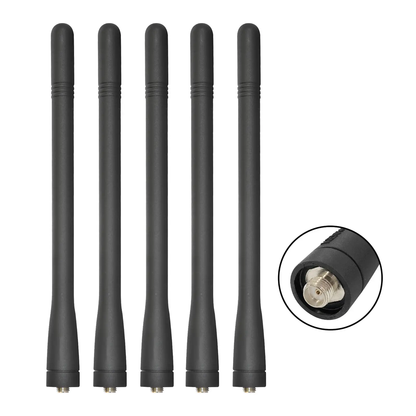 5PCS 6.6 Inch KRA-26 136-174MHz Walkie Talkie VHF Antenna For TK290 TK2170 TK2207 TK2312 TK2400 TK2402 TK5210 Two Way Radio