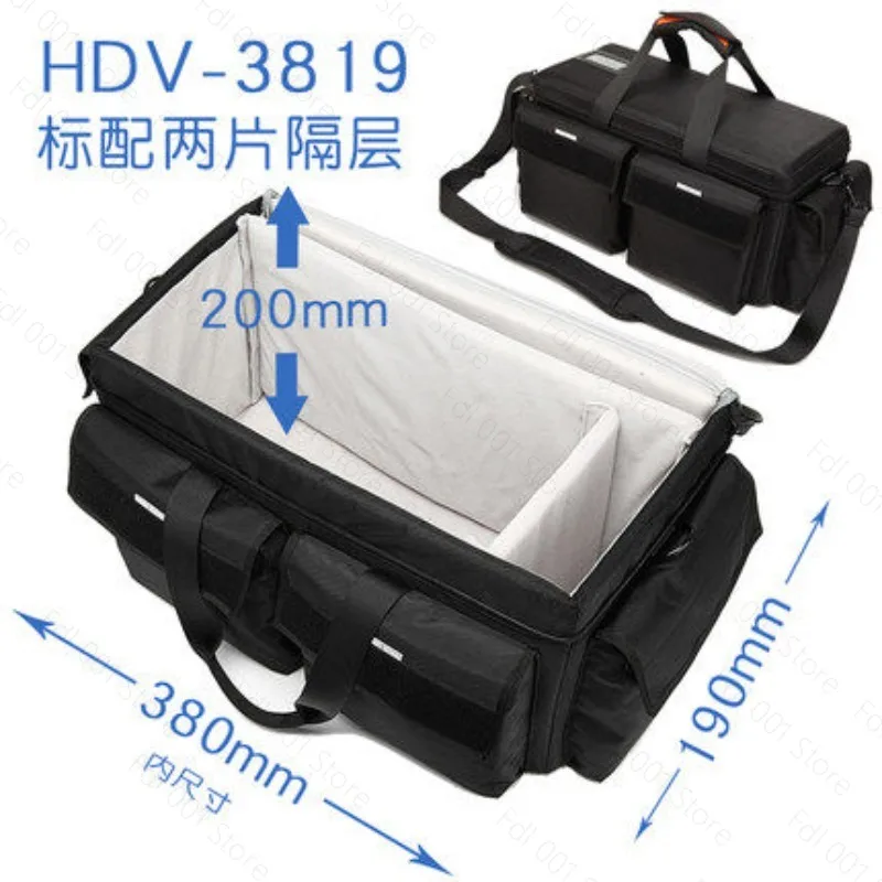 Professional single-shoulder portable photography bag, shockproof DSLR camera, large capacity
