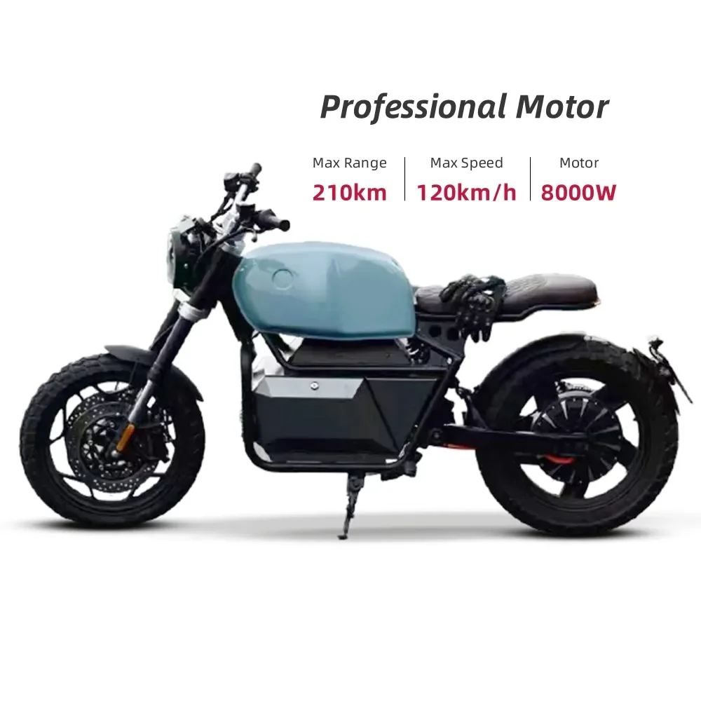 ER200 DDP CBS Certificate High Speed 100 Km/H 8000w Brushless Dc E Motor Electric Street Motorcycle
