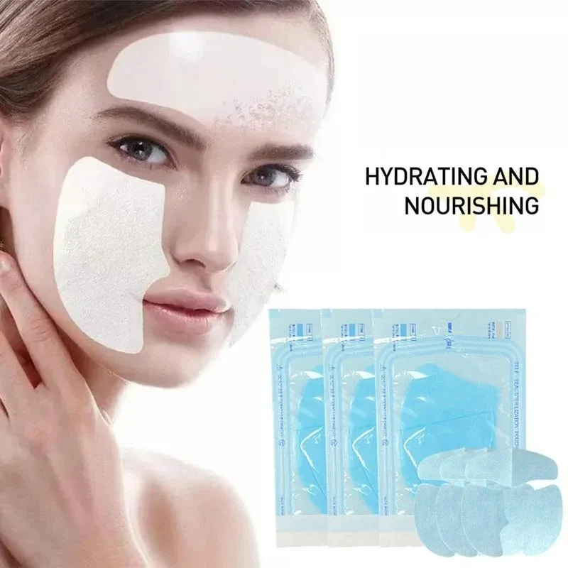 3pcs Soluble Collagen Face Mask Hydrolyzed Film Anti Aging Moisturizing Mask Remove Dark Circles Firming Lifting Gel Skin Care