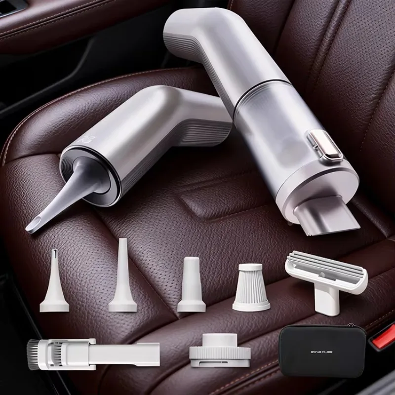 Airo Tomavor 2025 Portable Rechargeable Wireless ABS Material Car Vacuum Cleaner 20000PA Suction Blowing Feature Handheld