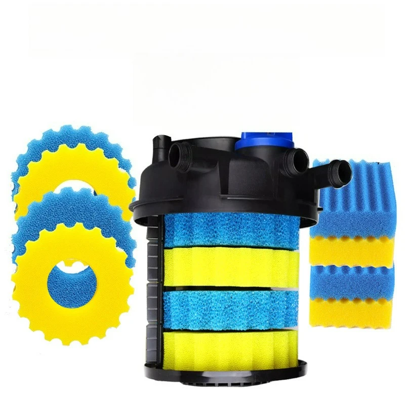 SUNSUN CPF/CPA 1500 2500 5000 10000 15000 20000 30000 Series Fish Pond Filter Barrel Cartridge Pond Filter Replacement Cotton