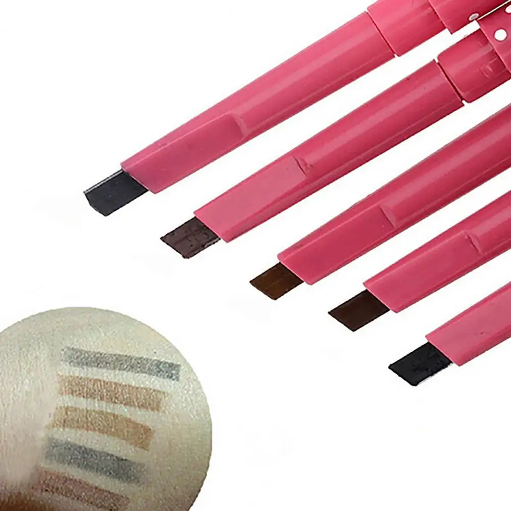 New Eyeliner Pen Waterproof All Day Wear Smooth Rotating Eyebrow Pencil Makeup Eyebrow Enhancer