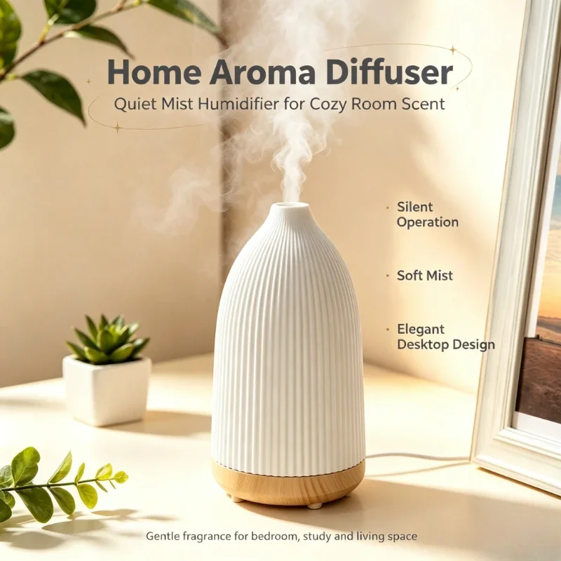 Aroma Diffuser Automatic Fragrance Diffusion High End Small Ultrasonic Humidifier Essential Oil Aromatherapy Machine Home Decor