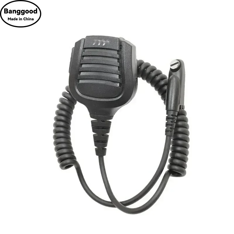 Original IP67 Waterproof PTT Mic Microphone Speaker for TYT MD-2017 MD2017 MD-398 MD398 RT82 RT83 RT87 VETOMILE V-2017 DMR Radio
