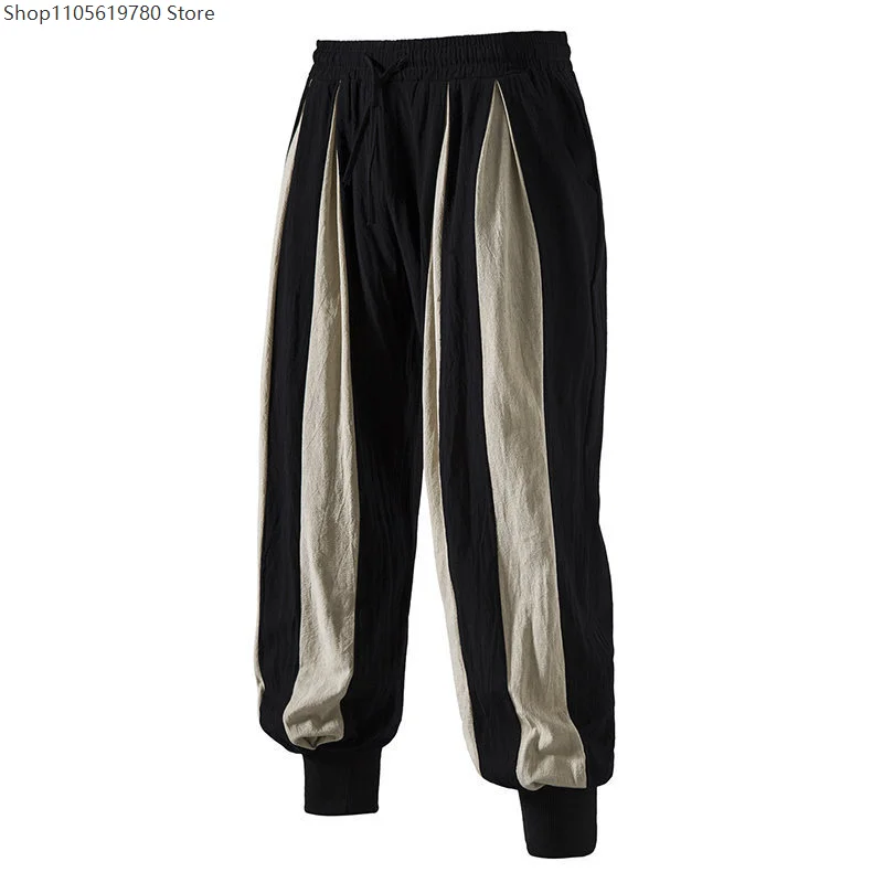 Halloween Costume Renaissance Medieval Men Pirate Circus Clown Cosplay Knight Trousers Gothic Viking Joggers Casual Haren Pants