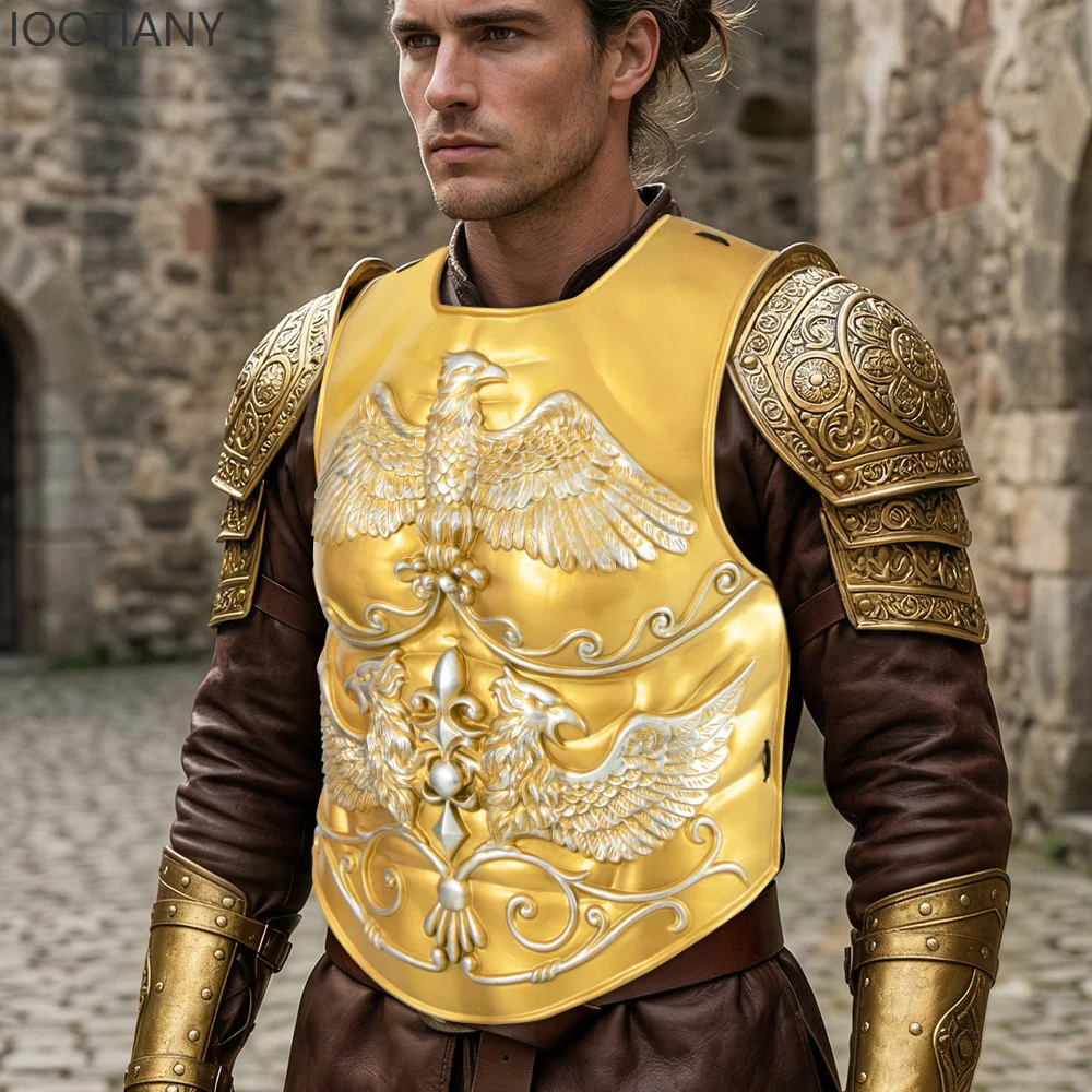 Medieval Armor Roman Adult Chest Plate One Sided Chest Knight Gladiator Chests Plates Holiday Dress Accessories Cosplay Props