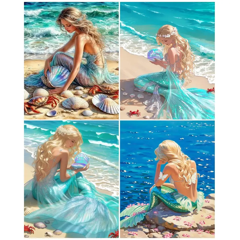 RUOPOTY Woman Painting By Numbers On canvas Digital Oil Number Painting Kits Portrait Crafts Gift Adults Crafts Art Supplies