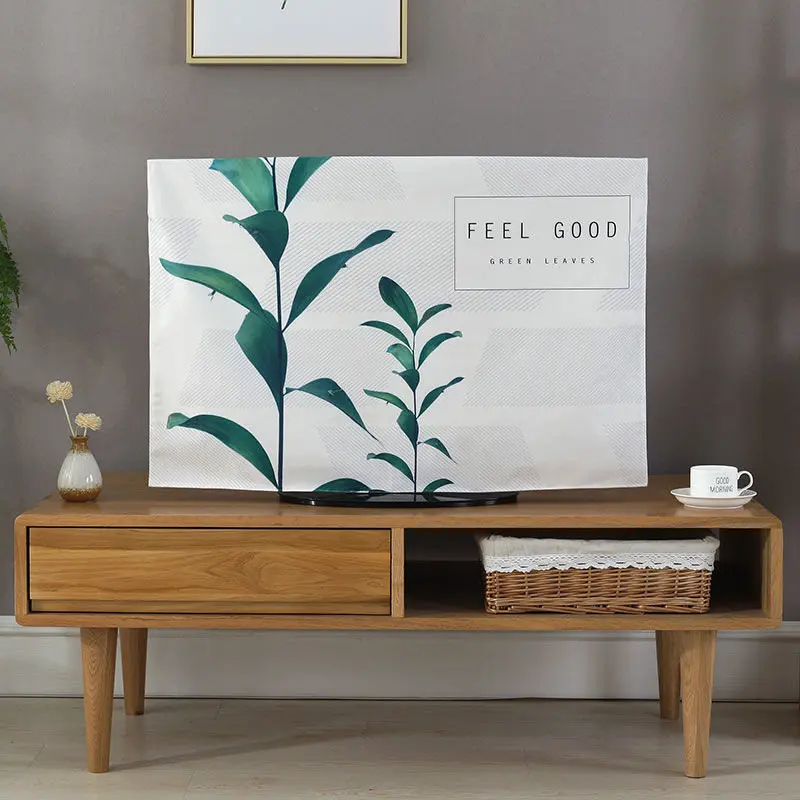 TV Cover Reador Shade Screen Protector Thick and Elastic Dust Cover Printed LCD Simple TV Cover for Indoor Outdoor