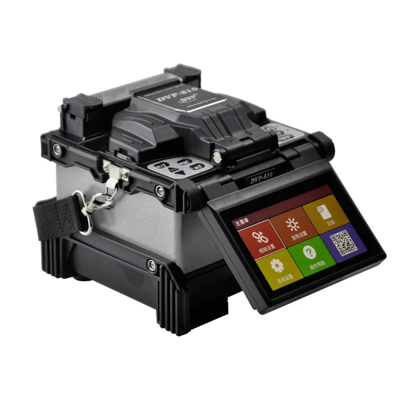 DVP-810 FTTH Multi language Splicing Machine Optical Fiber welder Fusion Splicer Fiber Optic Welding Fast Welding Machine