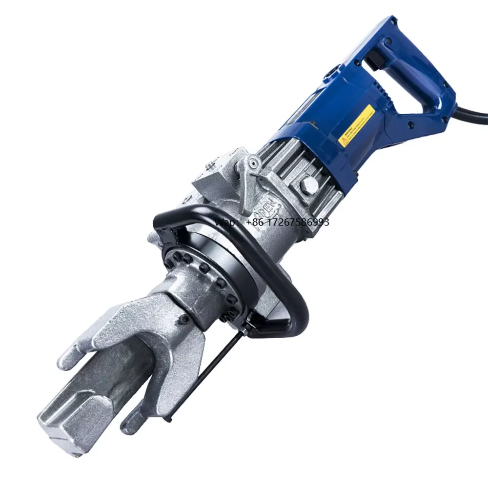 RB-16 Portable CE Certified Rebar Bender 110V Automatic Aluminum Bar Bending Machine Construction Steel Bar Tool New Gear Motor