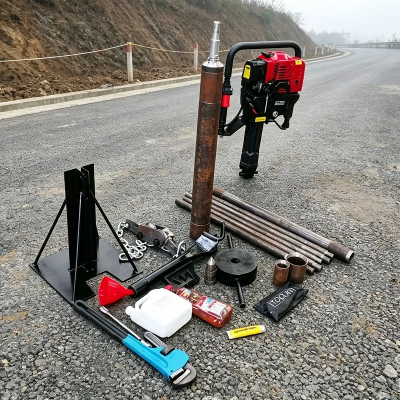 Customized Backpack‑style Portable Geological Drilling Rig, Mountain Field Geotechnical Investigation Core Sampling Equipment