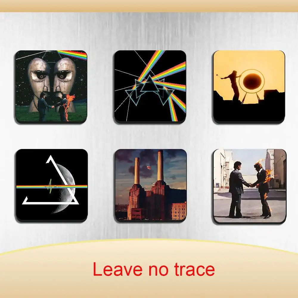 The Dark Side of the Moon Pink Floyd Magnetic Sticker Fridge Magnets No Falling Off Fit for Refrigerators All Metal Surfaces
