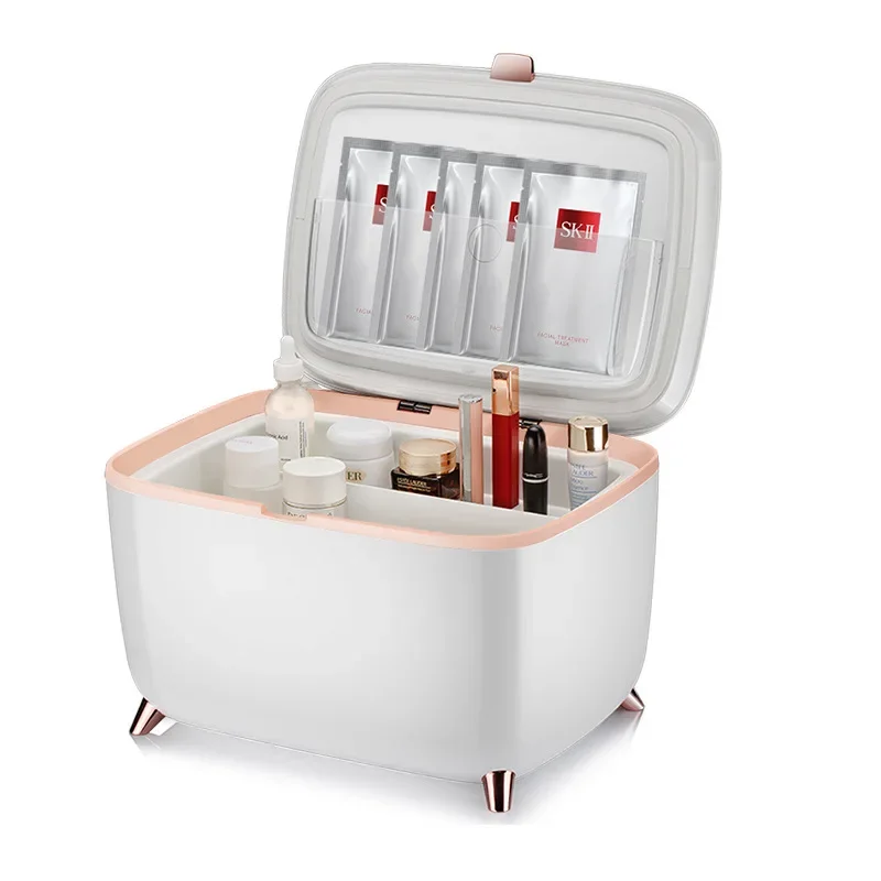 New 9L Home Dormitory Beauty Refrigerator Convenient Mute Mask Cosmetics Small Refrigerator Bluetooth Mini Refrigerator