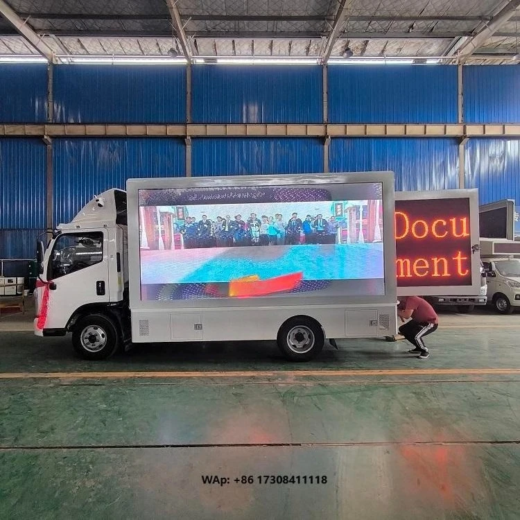 P4 4mm outdoor truck LED advertising screen truck waterproof high brightness mobile truck car LED display
