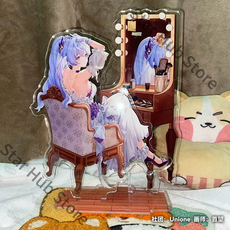 Honkai: Star Rail Robin Double Flash Badge Acrylic Standing Sign Coloured Paper Brooch Cosplay Colleagues Exquisite Gifts Anime