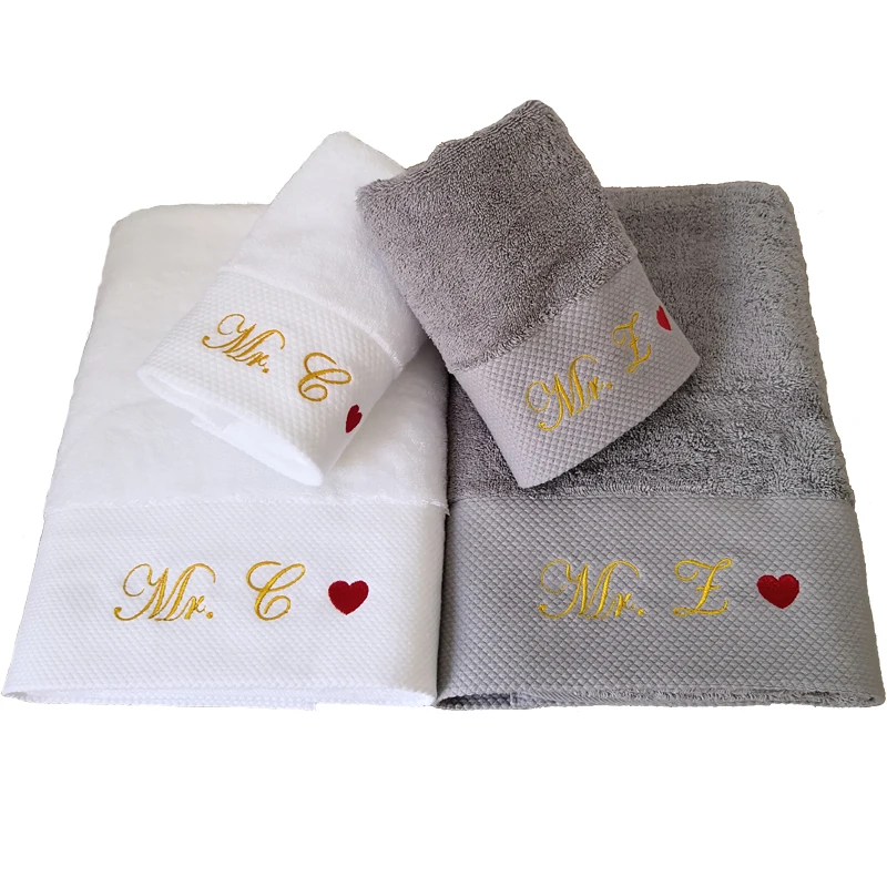 Customized Any Text Logo Party Wedding Bride To Be Bridesmaid Baby Shower Favors Personalized Cotton Towel Gift