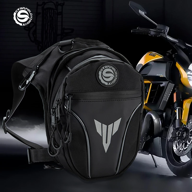 SFK Motorcycle Riding Drop Leg Bag Splash-proof Front Chest Bag Crossbody Bag Multifunctional Men Women Outdoor Gears Fanny Pack