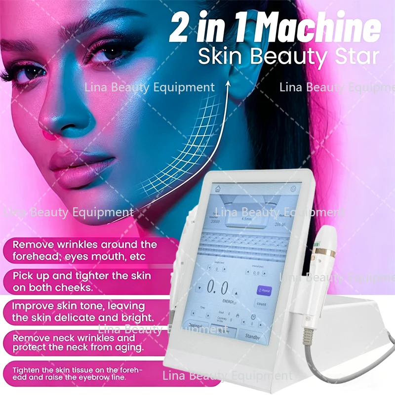 The Most Popular HIFU Machine Ultrasound Machine RF Radio Frequency EMS Skin Care Slimming Device Suitable For Beauty Salons