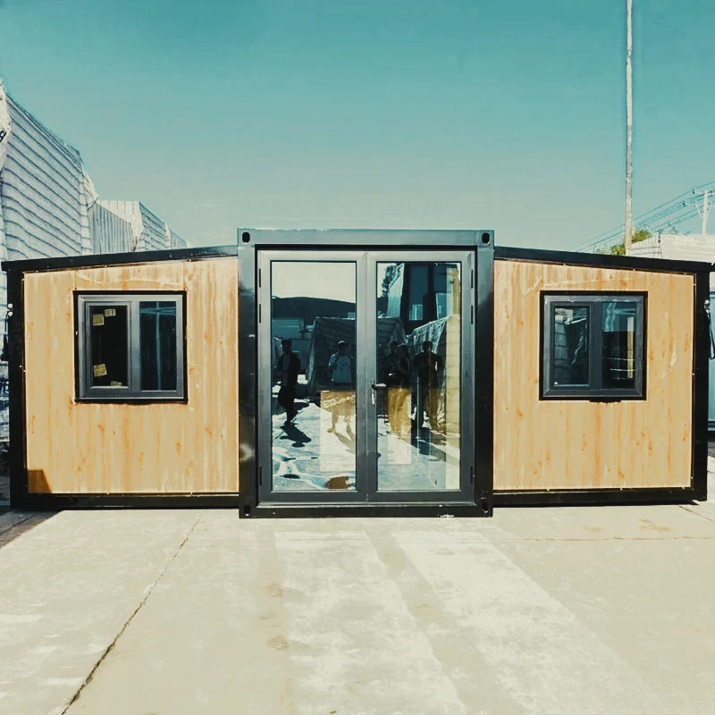 Fold Out Container House Portable Expandable Folding House Customized Foldable Mobile Tiny Home Container House with Two Bedroom