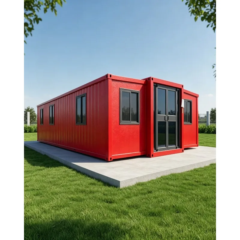 Modular House Luxury Prefab House Office 2 3 Bedroom Fold out Mobile Home Tiny Camp Expandable Foldable Folding Container House