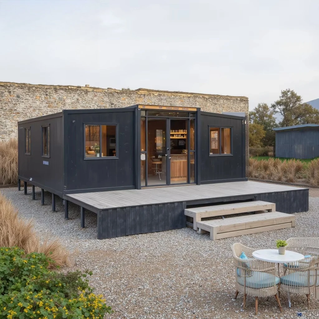Mobile Expandable Container Home 40ft Modular Fold Out House Luxury 5 Bedroom Gym for Hotel Villa Residential Customized